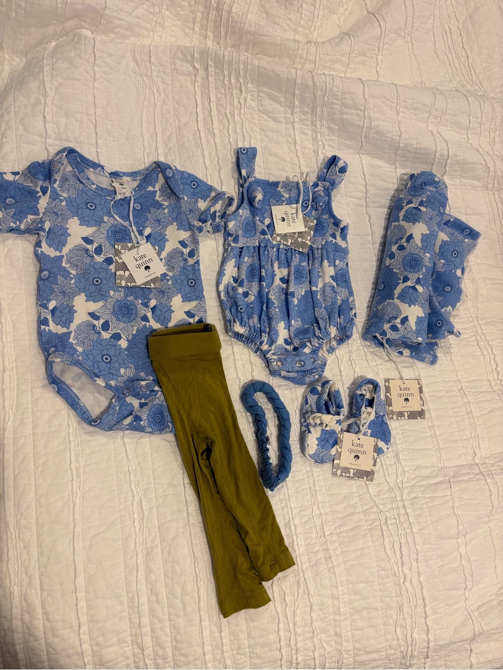 Kate Quinn Blue Vintage Floral Bundle